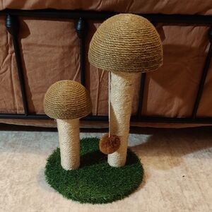 Mushroom Cat Scratching Post